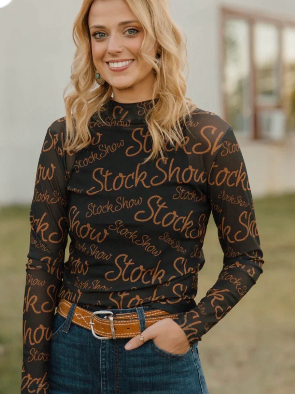 Stockshow Queen Mesh Top-xl